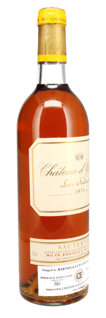 1975 Chateau D'Yquem Sauternes 750ml