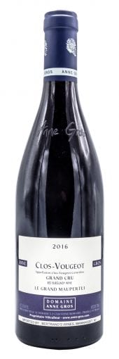 2016 A. Gros Clos Vougeot Le Grand Maupertui 750ml