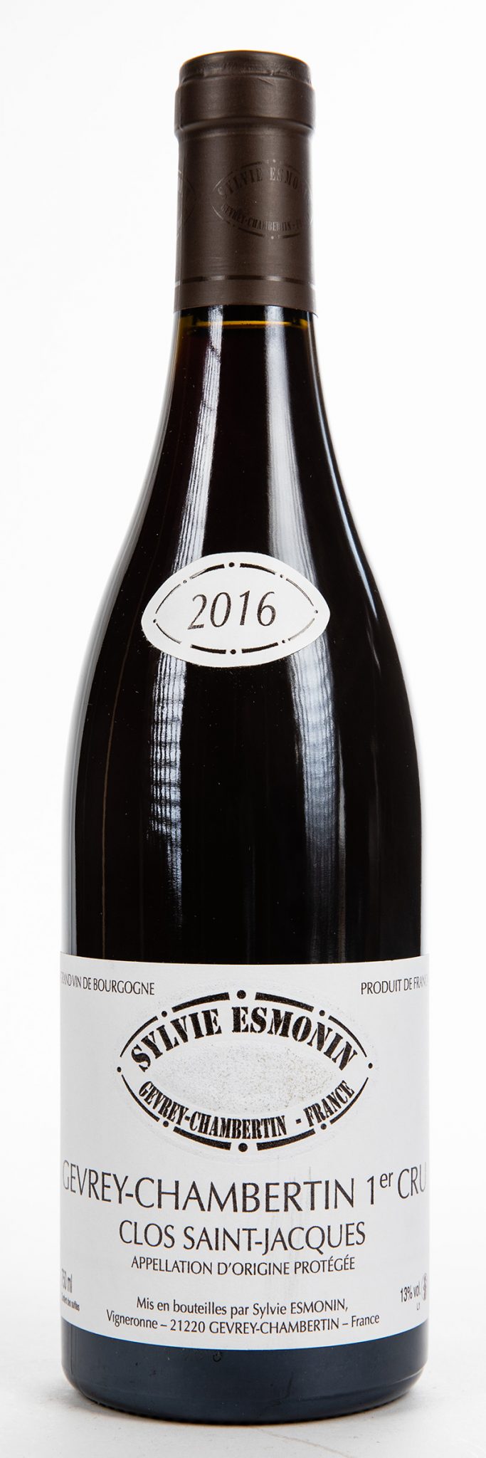 2016 S. ESMONIN GEVREY CHAMBERTIN CLOS ST. JACQUES 750ML