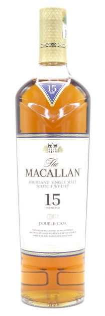 Macallan Single Malt Scotch Whisky 15 Year Old, Double Cask 750ml