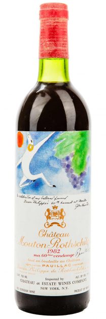 1982 Chateau Mouton Rothschild Pauillac 750ml